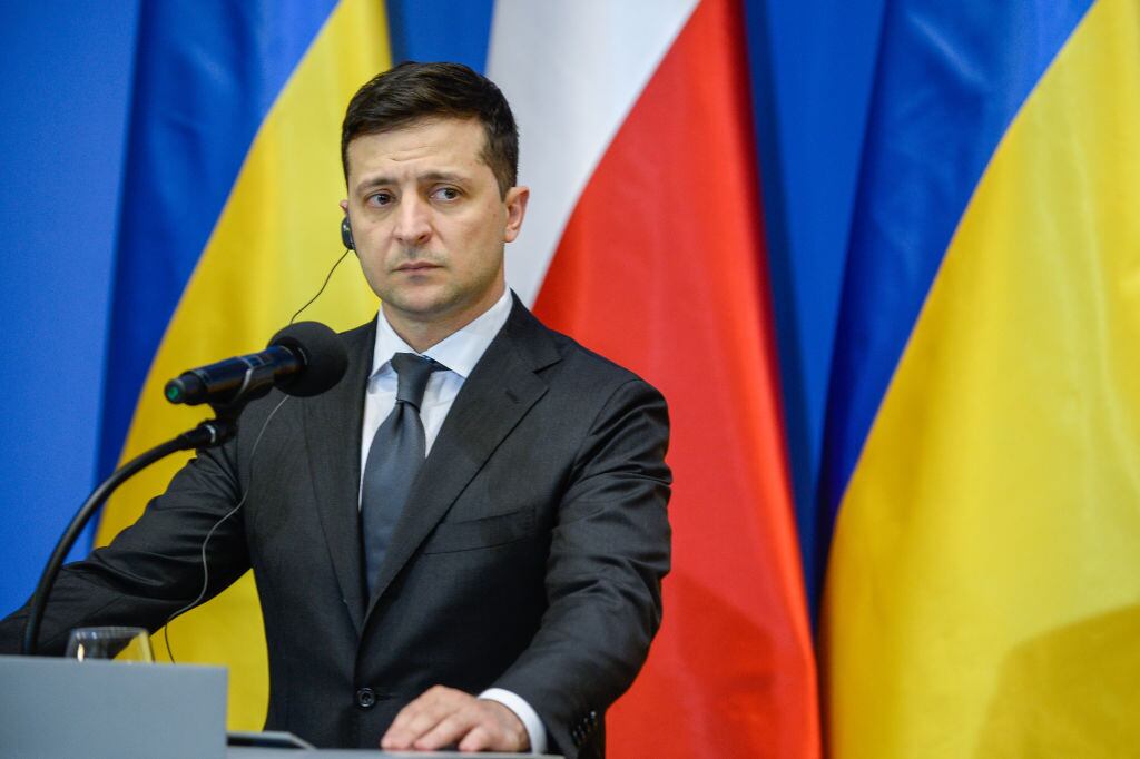 El presidente ucraniano Volodymyr Zelenski
