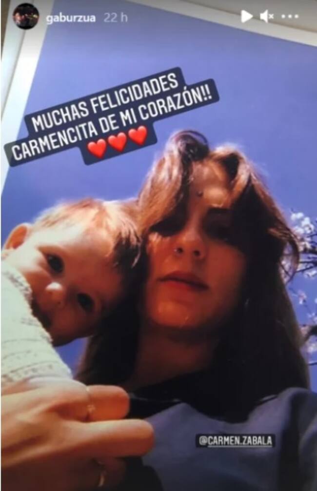 Gabriel Urzúa saludó a Carmen Zabala | Instagram