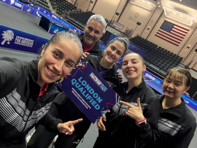 Team Chile femenino del tenis de mesa clasifica al Mundial de Londres 2026