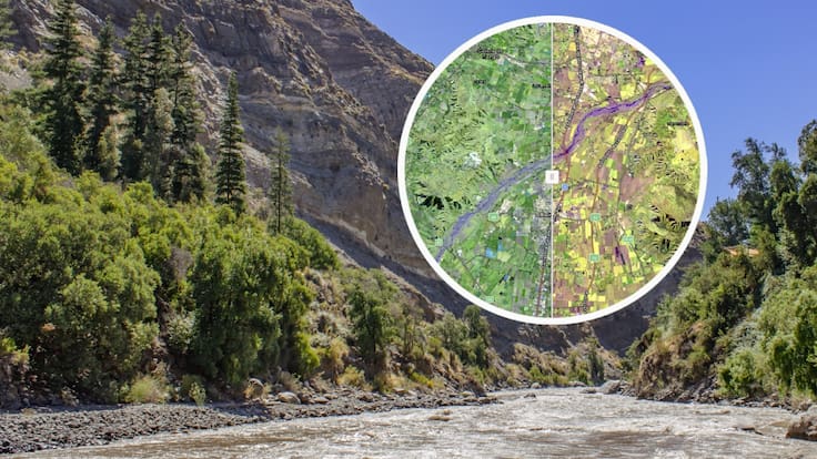Alerta en el Río Maipo: mapa interactivo muestra el impacto de la megasequía en el caudal que abastece al 70% de la RM
