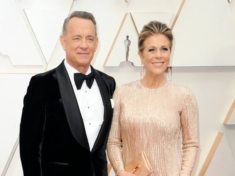 CALIFORNIA, UNITED STATES - FEBRUARY 09 2020: Tom Hanks and Rita Wilson arrive at the 92nd Annual Academy Awards at Hollywood and Highland on February 09, 2020 in Hollywood, California. PHOTOGRAPH BY P. Lehman / Barcroft Media- PHOTOGRAPH BY P. Lehman / Barcroft Media (Photo credit should read P. Lehman/Barcroft Media via Getty Images)