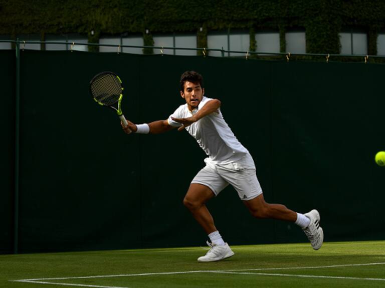 Garin tras vencer a Polmans en Wimbledon