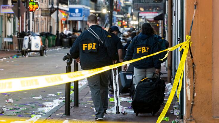 FBI investiga como “acto terrorista” ataque en Nueva Orleans que dejó 10 muertos y 35 heridos