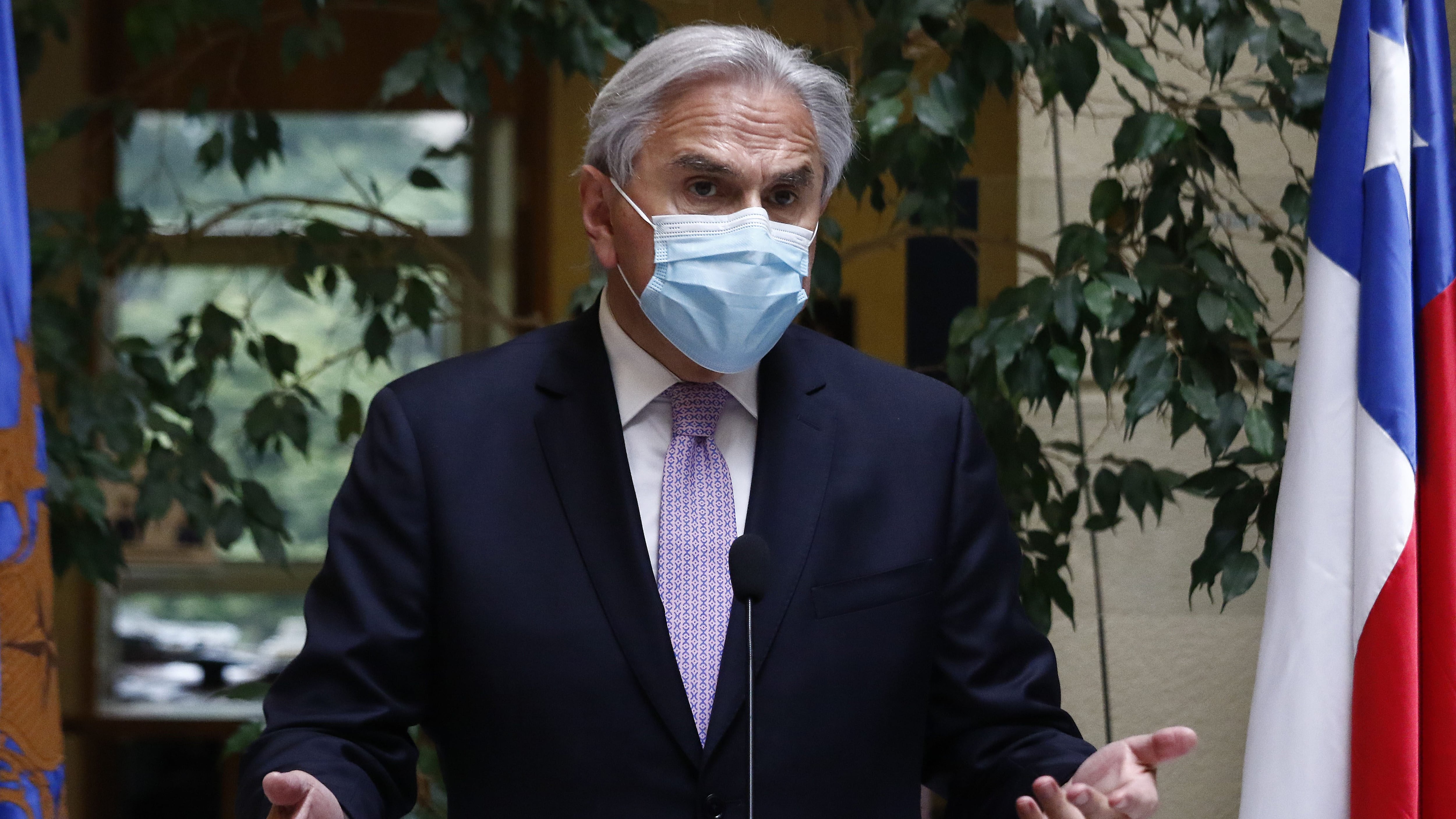 27 DE ABRIL DE 2021/VALPARAISOEl diputado Ivan Moreira, ofrece un punto de prensa en la Camara de Diputados, luego de la decision del Tribunal Constitucional sobre el rechazo al requerimiento del gobierno en contra del tercer retiro de pensiones.
FOTO: LEONARDO RUBILAR CHANDIA/AGENCIAUNO