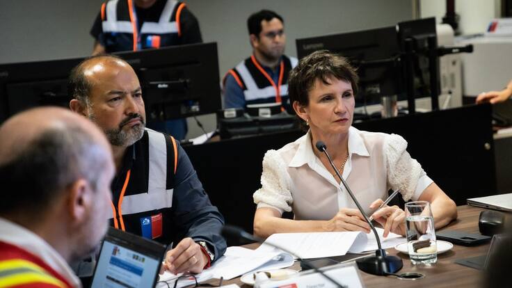 Ministra Tohá tras Cogrid por incendios forestales