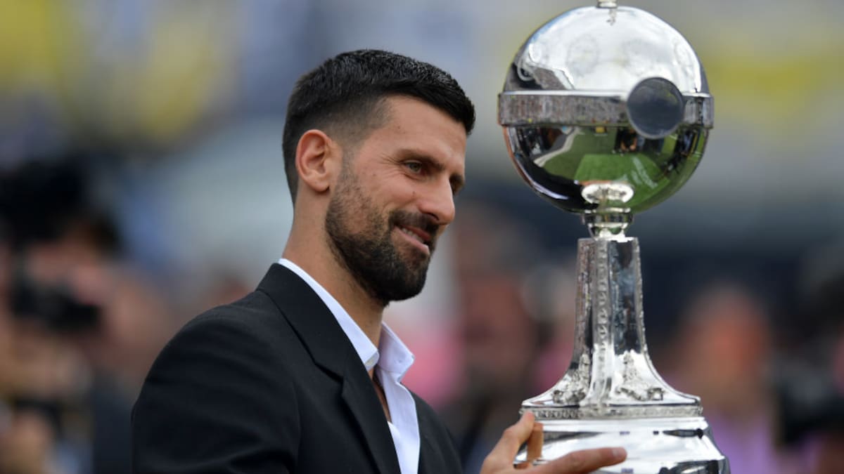 ¡Un rockstar! Novak Djokovic se lució en la inauguración de la final de Copa Libertadores 2024