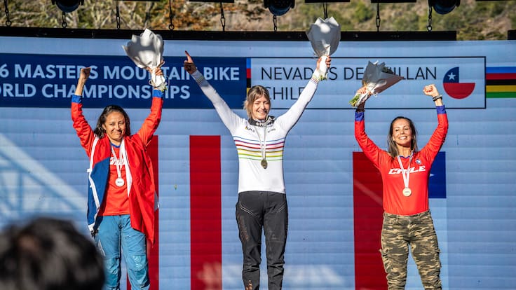 Jornada inolvidable en el UCI Masters World Championships: nivel mundial y organización impecable en Nevados de Chillán