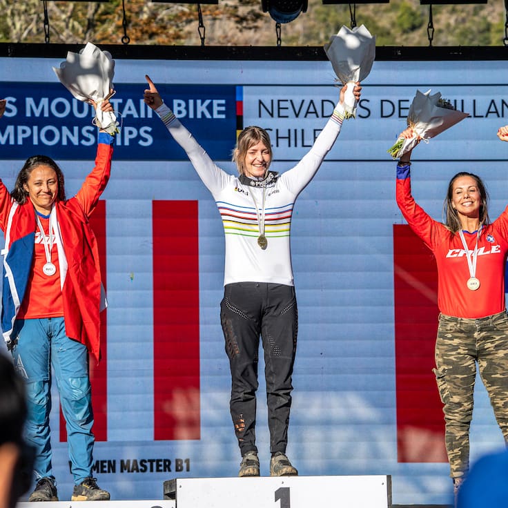 Jornada inolvidable en el UCI Masters World Championships: nivel mundial y organización impecable en Nevados de Chillán