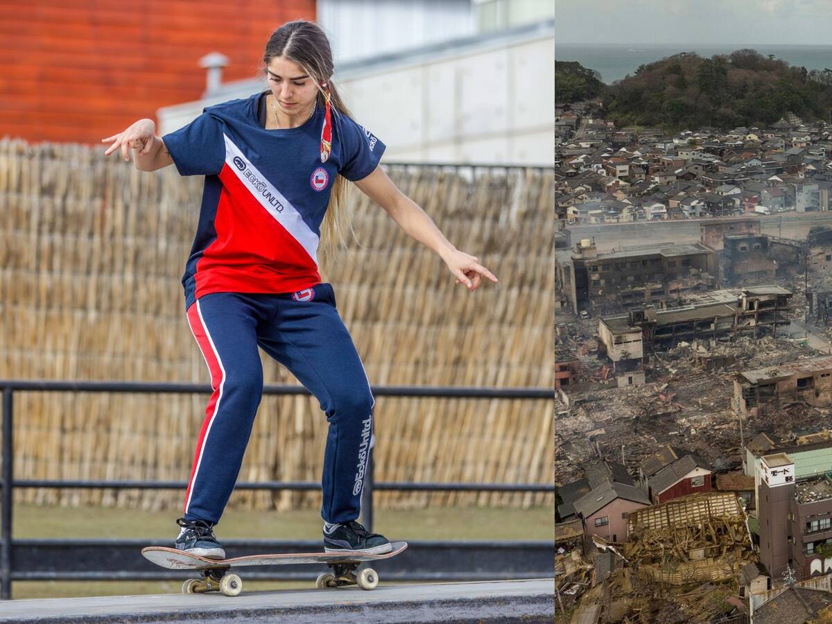 “Ha sido catastrófico”: María José Rojas, skater chilena, es testigo presencial del terremoto que golpea a Japón