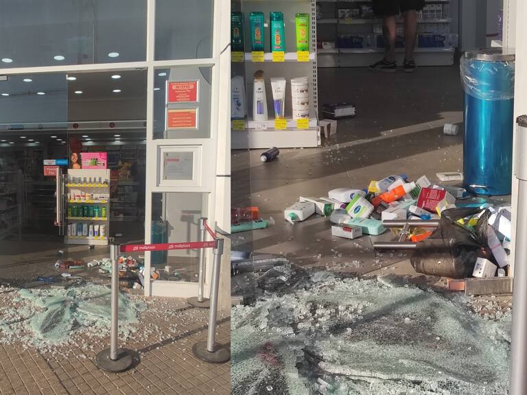 Delincuentes asaltan conocida farmacia en centro comercial de La Florida: investigan posible turbazo