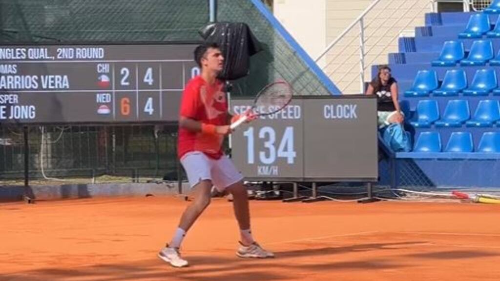 Tomás Barrios cae ante De Jong y queda fuera del cuadro principal en Umag
