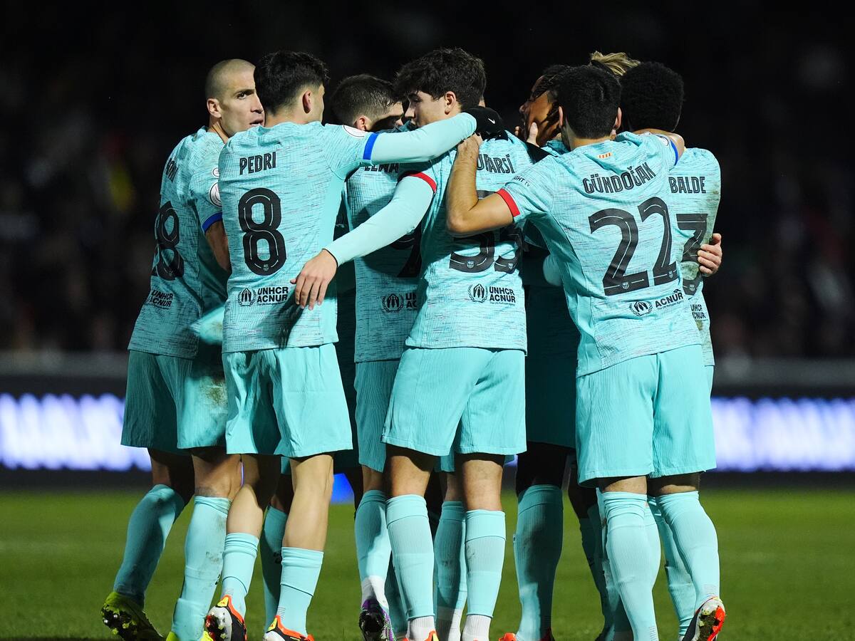 Barcelona da vuelta el marcador ante un cuadro de Tercera División y avanza en la Copa del Rey