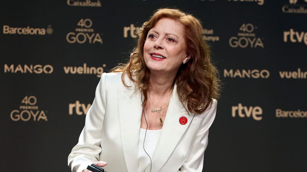 Susan Sarandon asegura que su agencia la dejó por marchar por Gaza: “Tengo prohibido aparecer en televisión”