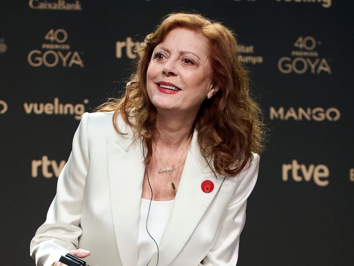 Susan Sarandon asegura que su agencia la dejó por marchar por Gaza: “Tengo prohibido aparecer en televisión”