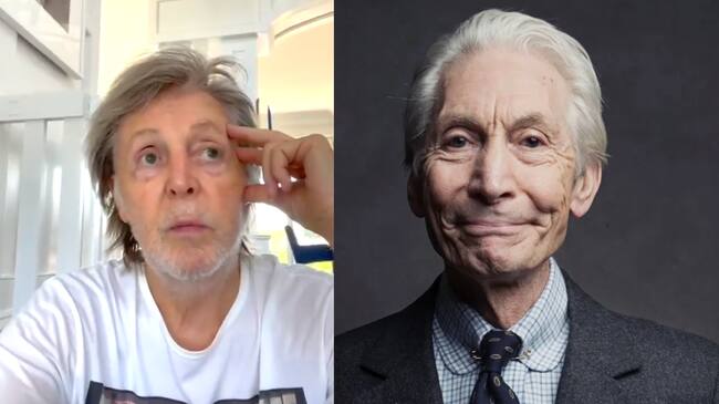 Paul McCartney envía mensaje a Charlie Watts, baterista de los Rolling Stones