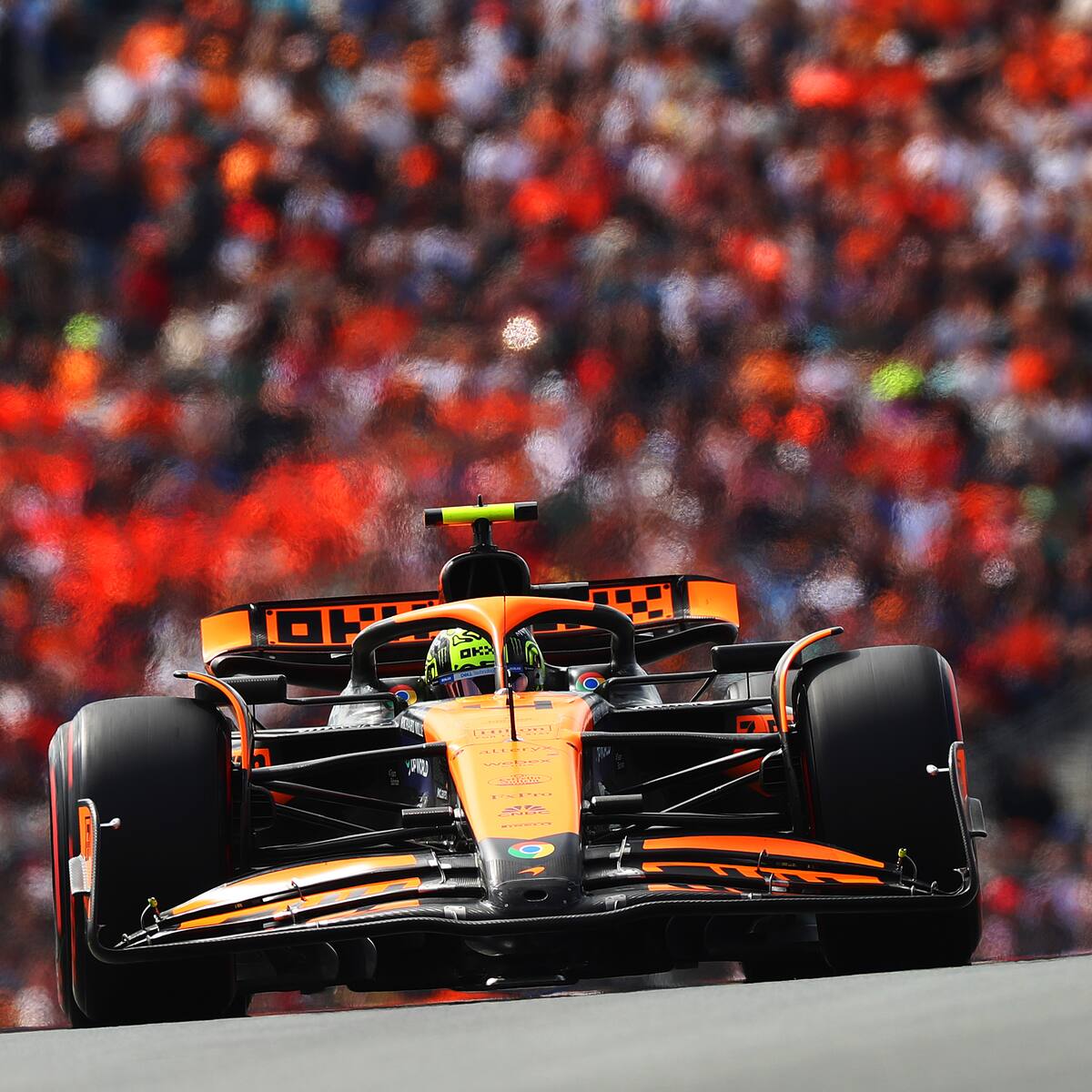 ¡Con un tiempazo! Lando Norris se quedó con la pole del GP de Países Bajos de la F1