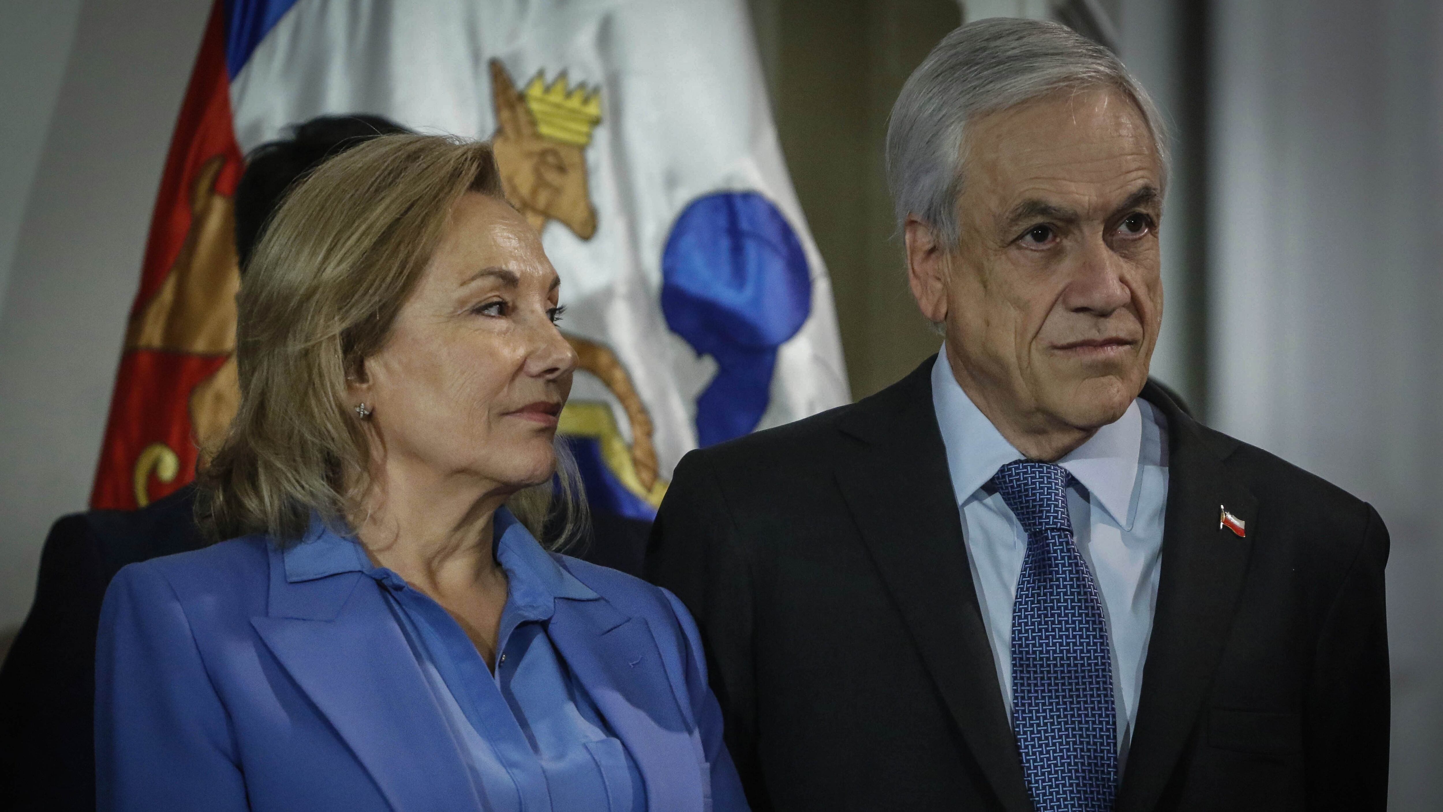 2 de Marzo del 2020/SANTIAGOLa Primera Dama, Cecilia Morel, junto al Presidente de la Republica, Sebastian Piñera, participan en la ceremonia de promulgación de la Ley Gabriela que busca ampliar el marco legal del femicidio.
FOTO: SEBASTIAN BELTRAN GAETE/AGENCIAUNO