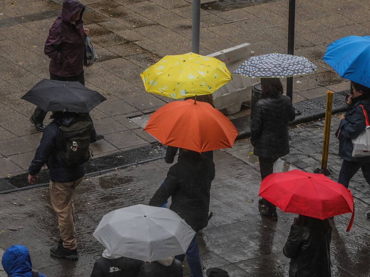 Lluvia en Santiago: a esta hora terminará de llover en la Región Metropolitana hoy