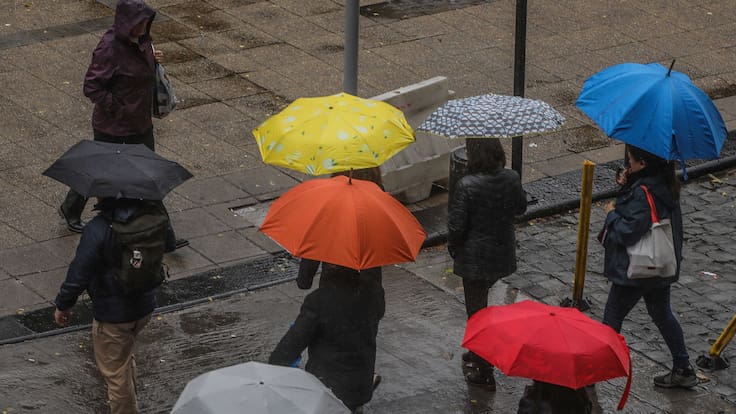 Lluvia en Santiago: a esta hora terminará de llover en la Región Metropolitana hoy
