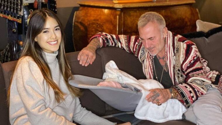Gianluca Vacchi y Sharon Fonseca