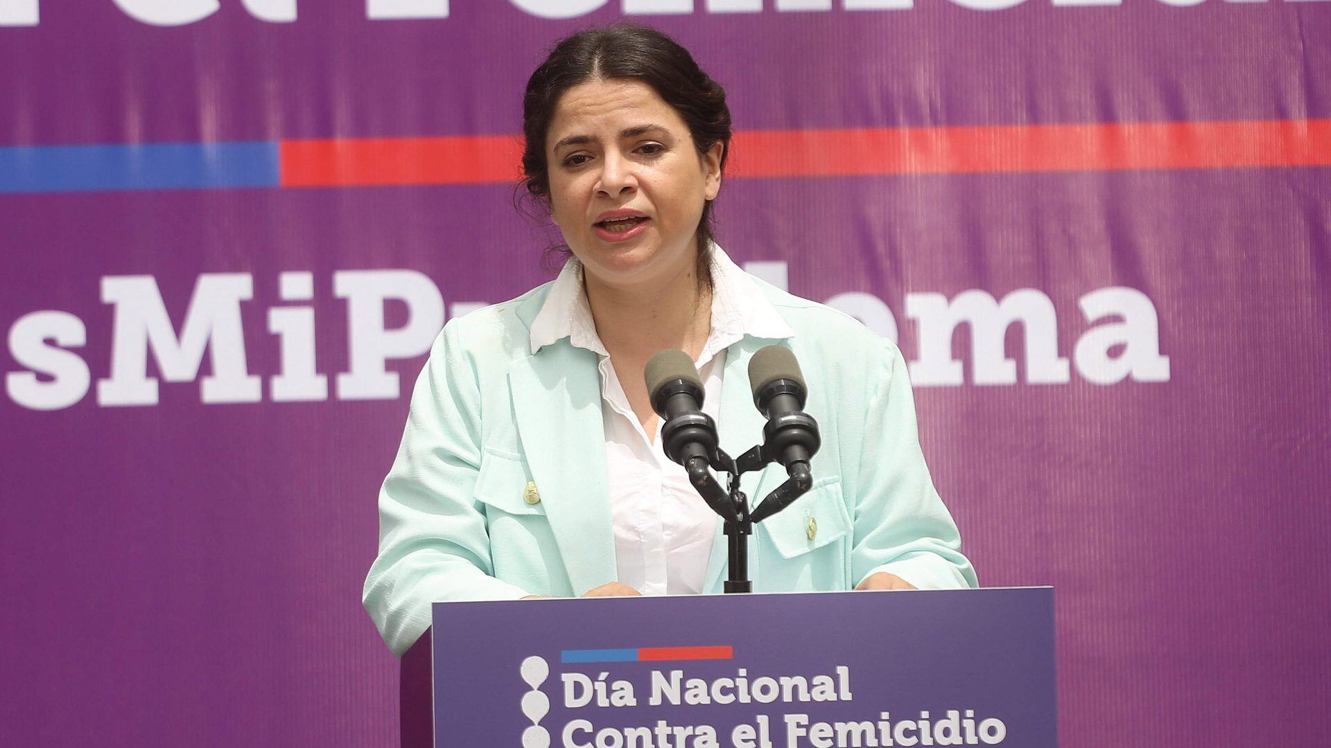 19 de Diciembre del 2022/SANTIAGOAntonia Orellana, Ministra de la Mujer y Equidad de Género durante la conmemoración del Dia Nacional contra el Femicidio en el Palacio de La Moneda.
FOTO: SEBASTIAN BELTRAN GAETE/AGENCIAUNO