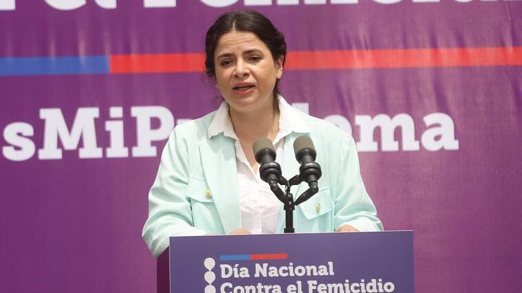 19 de Diciembre del 2022/SANTIAGOAntonia Orellana, Ministra de la Mujer y Equidad de Género durante la conmemoración del Dia Nacional contra el Femicidio en el Palacio de La Moneda.
FOTO: SEBASTIAN BELTRAN GAETE/AGENCIAUNO