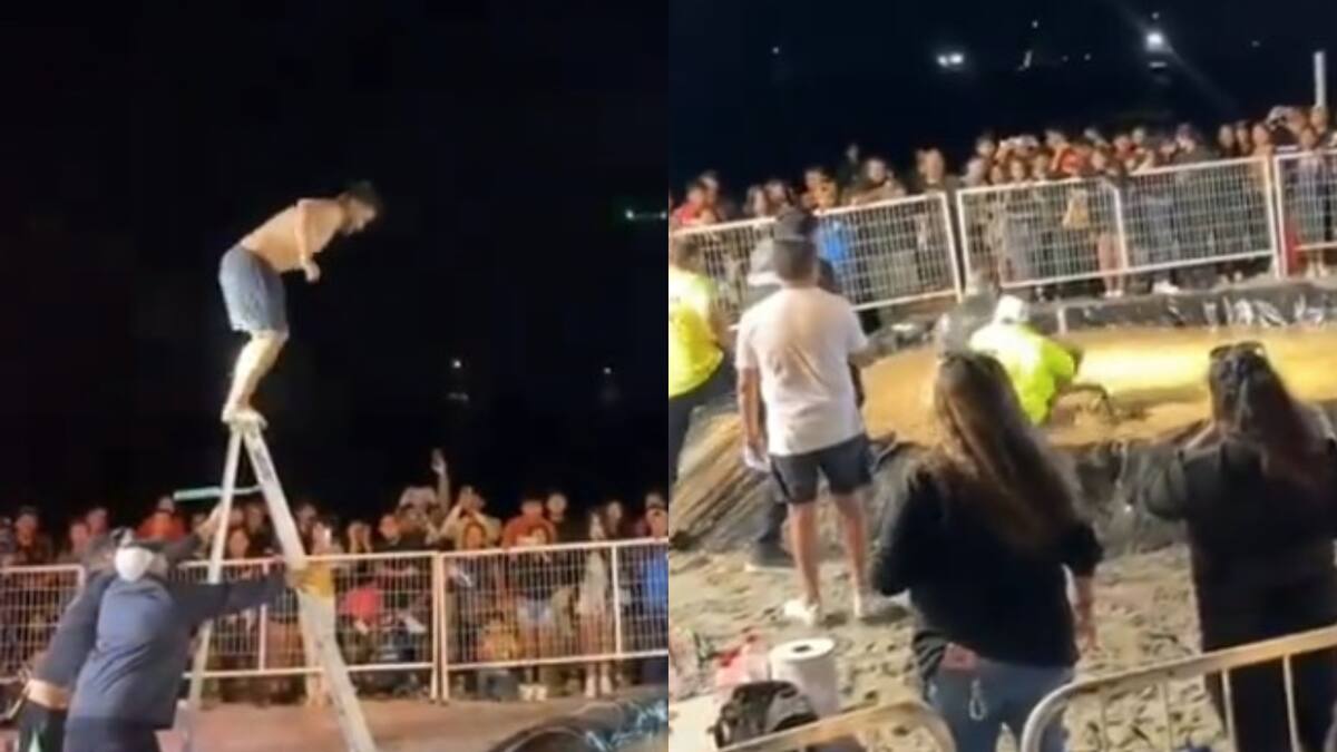 “Cayó mal”: captan terrible accidente en Mejillones durante evento “Reyes del Barro 2026″