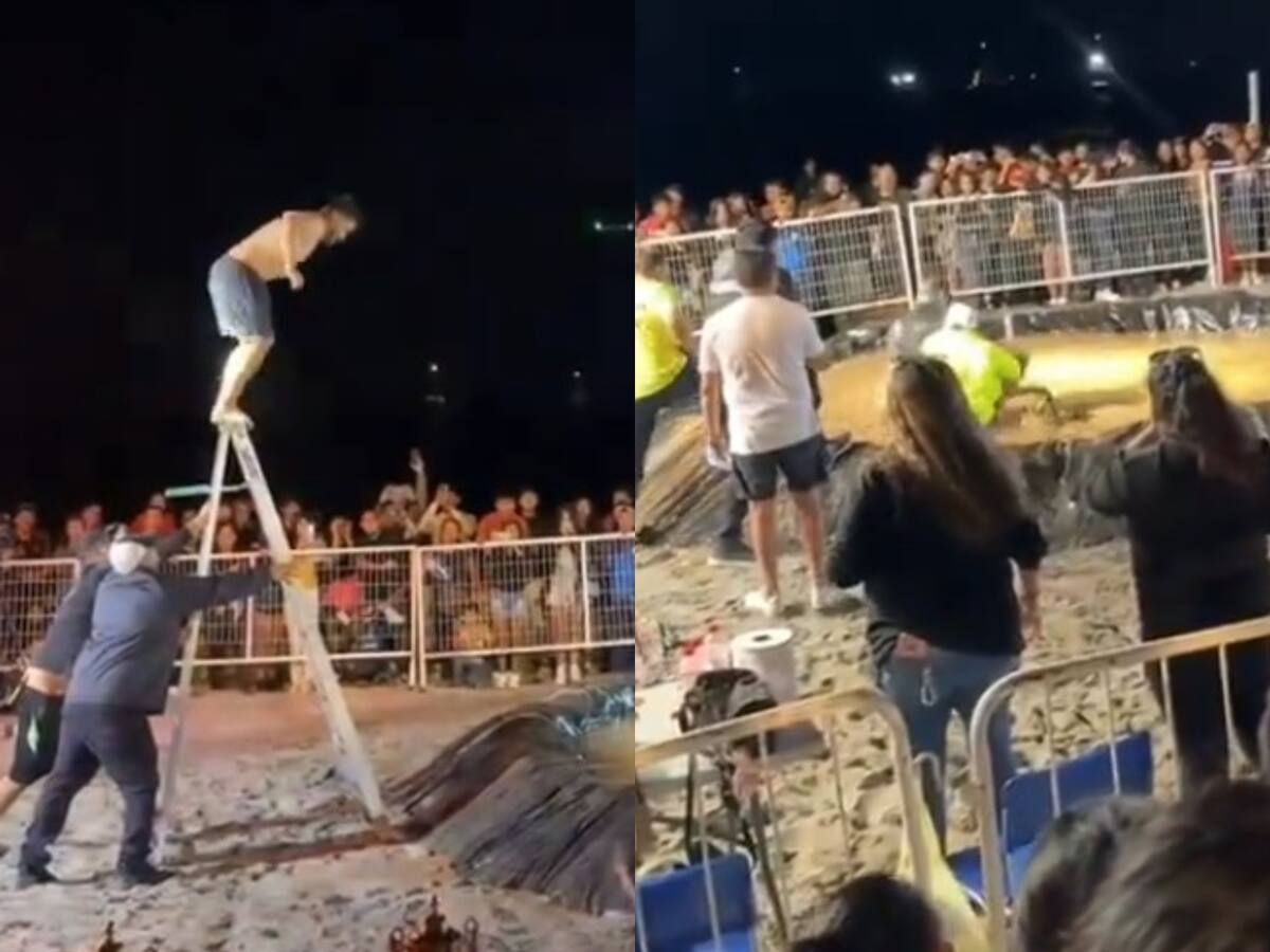“Cayó mal”: captan terrible accidente en Mejillones durante evento “Reyes del Barro 2026″