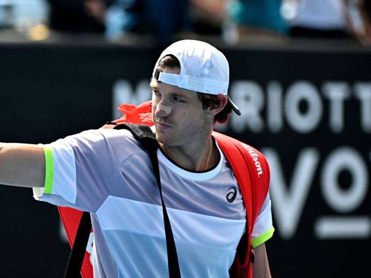 Nicolás Jarry tras su eliminación en el Abierto de Australia: «Me voy tranquilo, di todo lo que podía»