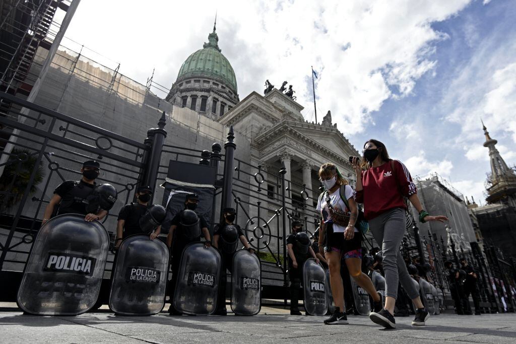 La sede del congreso de Argentina
