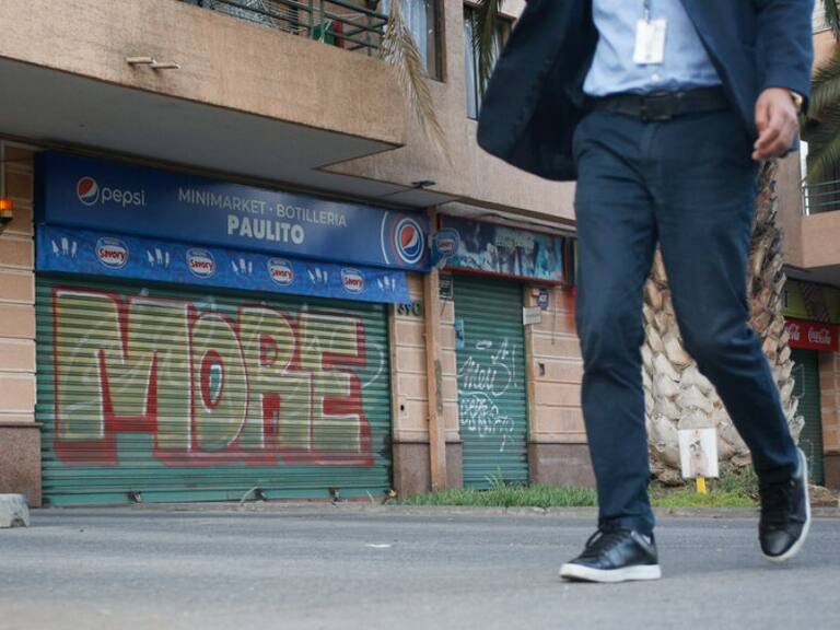 balacera en botillería de Santiago Centro