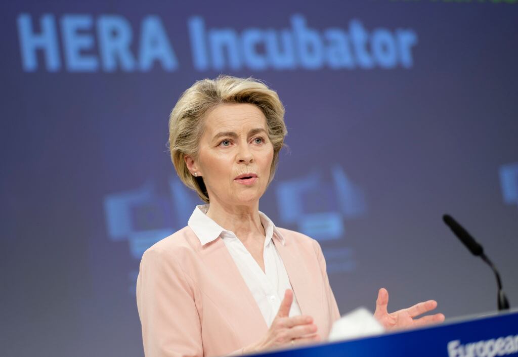 La presidenta de la comisión europea Ursula von der Leyen