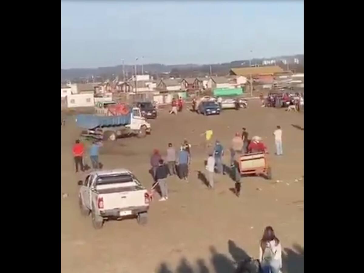 Conductor de camión recibió un disparo en la pierna tras ingresar a toda velocidad a una playa con personas