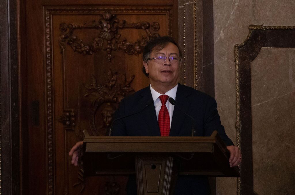 El presidente colombiano Gustavo Petro