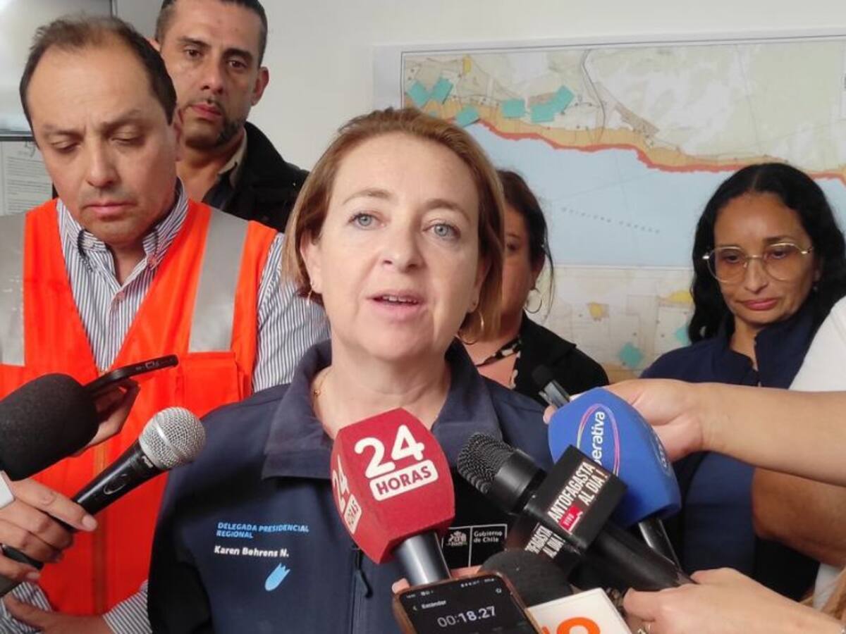 Delegada presidencial de Antofagasta califica como “negligencia inexcusable” de la empresa el corte de agua y acusa respuesta “errática”
