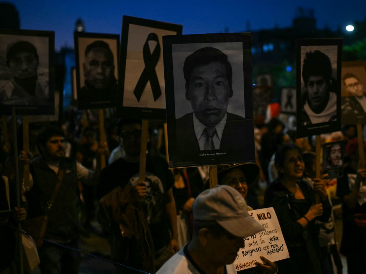 Elecciones en Perú: masiva manifestación en Lima busca frenar candidatura de Keiko Fujimori