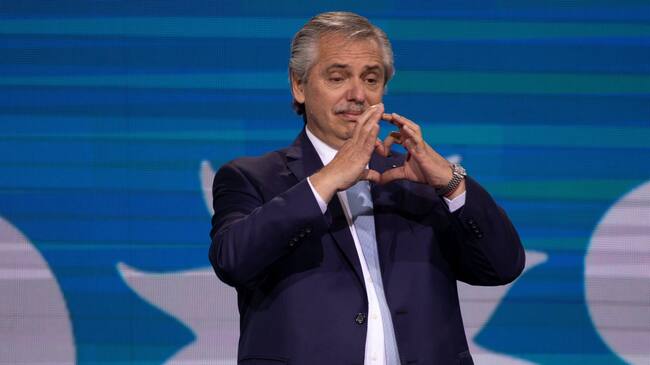 El presidente Alberto Fernández