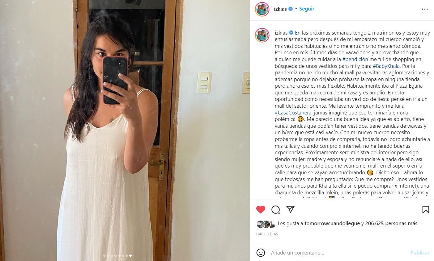 Profesor Campusano expresó desubicado comentario contra Izkia Siches | Instagram