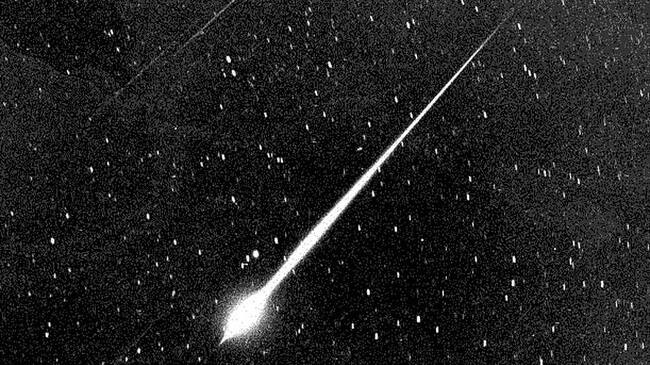 This Bright Leonid Fireball Is Shown During The Storm Of 1966 In The Sky Above Wrightwood, Calif. The Leonids Occur Every Year On Or About Nov. 18Th And Stargazers Are Tempted With A Drizzle Of 10 Or 20 Meteors Fizzing Across The Horizon Every Hour. But Every 33 Years A Rare And Dazzling Leonids Storm Can Occur But, Astronomers Believe The 1999 Edition Of The Leonids Probably Won'T Equal 1966, Which Peaked At 144,000 Meteors Per Hour. (Courtesy Of (Photo By Nasa/Getty Images)
