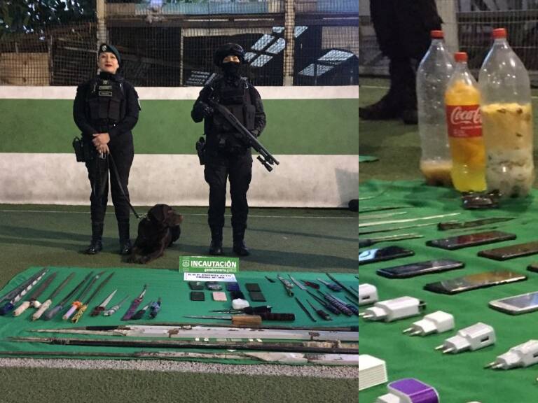 Sexto allanamiento a nivel nacional: Gendarmería incauta cientos de armas, celulares, droga y licor artesanal