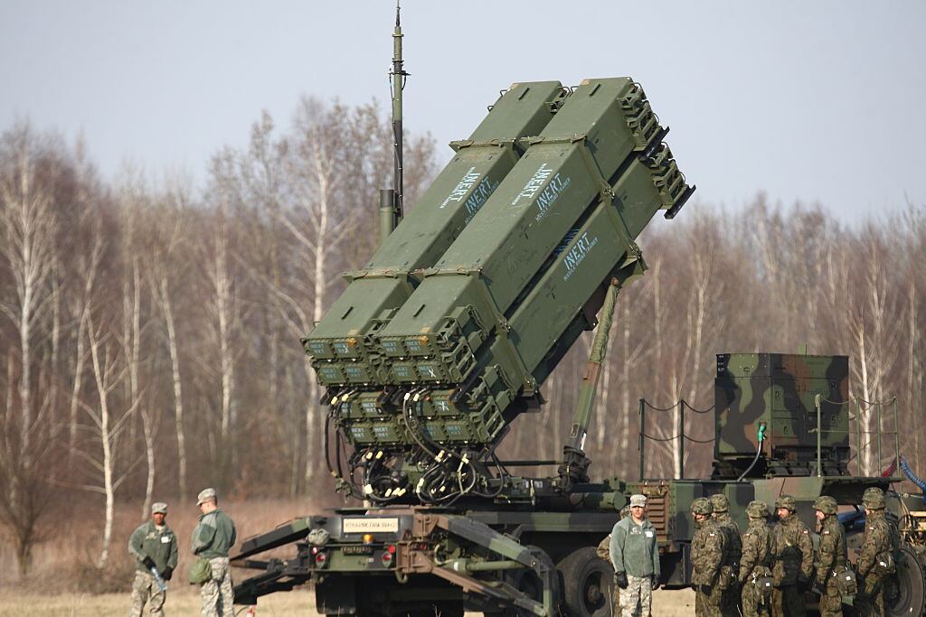 Una batería antimisiles Patriot de EEUU que llega a  Polonia