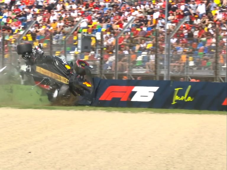 El dramático accidente de Yuki Tsunoda en el GP de Emilia-Romagna de Fórmula 1