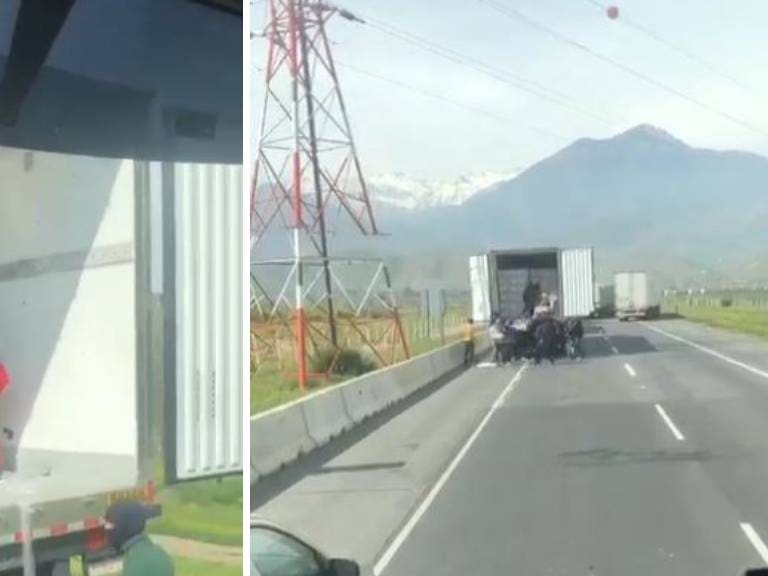 Confederación de Dueños de Camiones exigen medidas de seguridad tras robos en paso Los Libertadores