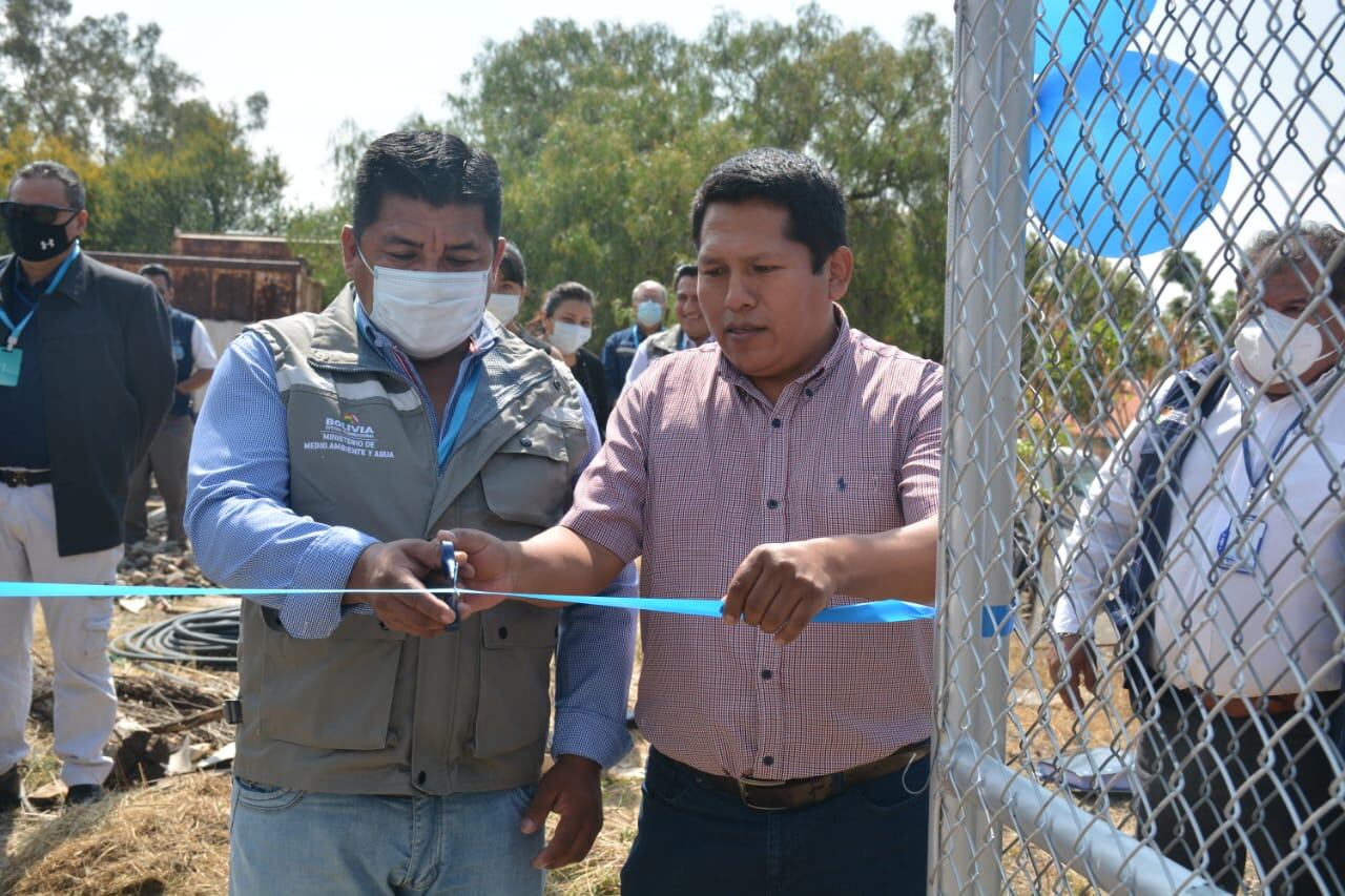 Exministro de Medio Ambiente y Agua de Bolivia en inauguración