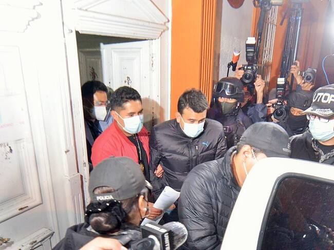 Detención de los exministros bolivianos Álvaro Coímbra y Rodrigo Guzmán