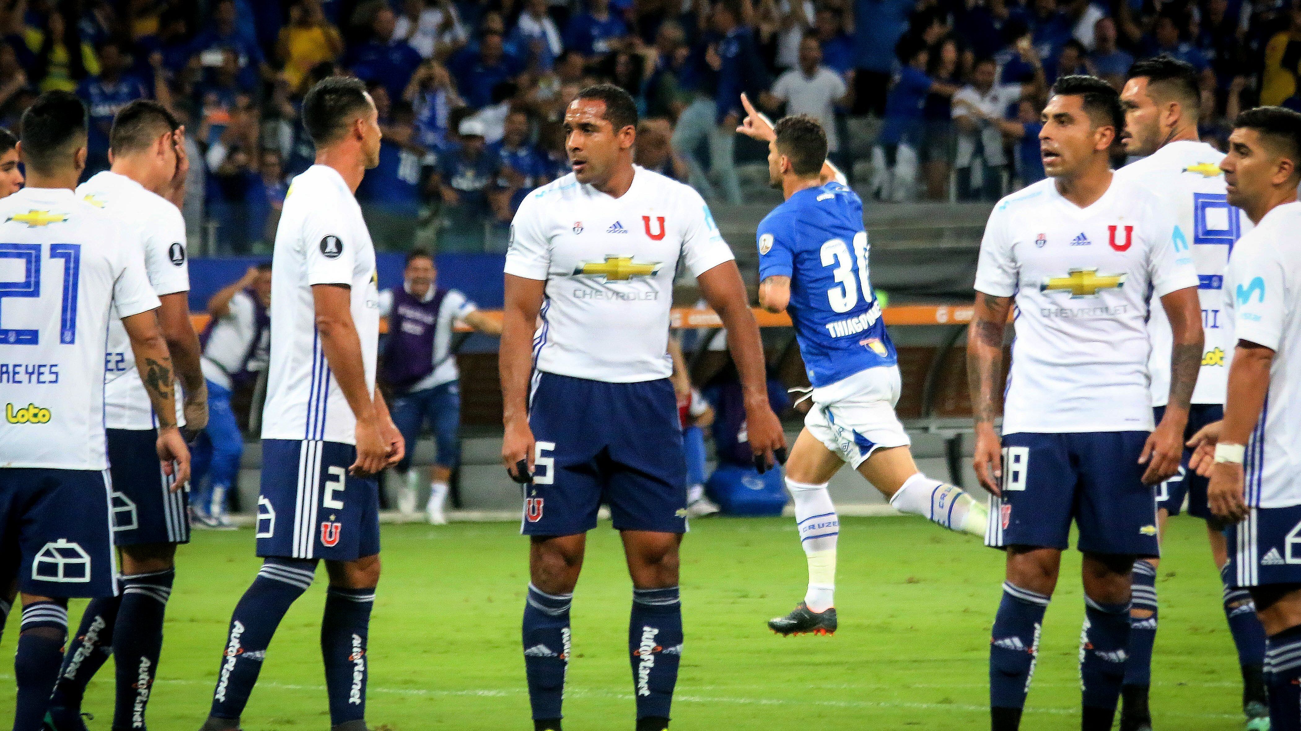 26 DE ABRIL DE 2018/BELO HORIZONTEDurante el partido valido por Grupo E de la Copa Conmebol Libertadores, entre Cruzeiro y Universidad de Chile, disputado en el Estadio Mineirao.
FOTO: LANCE!PRESS/AGENCIAUNO