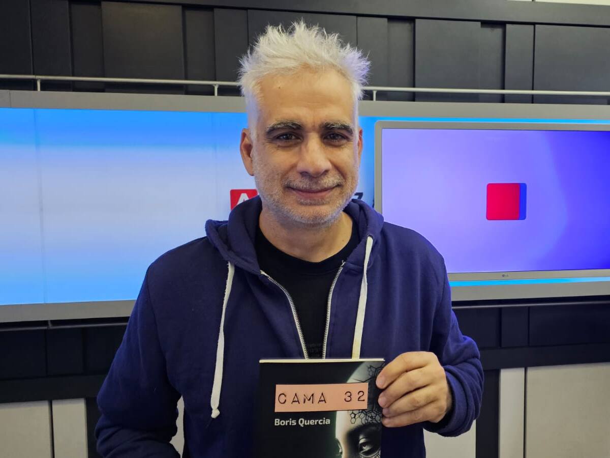 Boris Quercia presentó su nuevo libro de ciencia ficción, “Cama 32″: “Personas de diferentes ideas políticas, van a encontrar el mismo héroe”