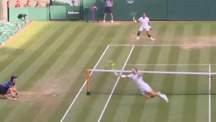 Locura en Wimbledon: el extraordinario punto entre Davidovich y Auger-Aliassime que nadie puede creer