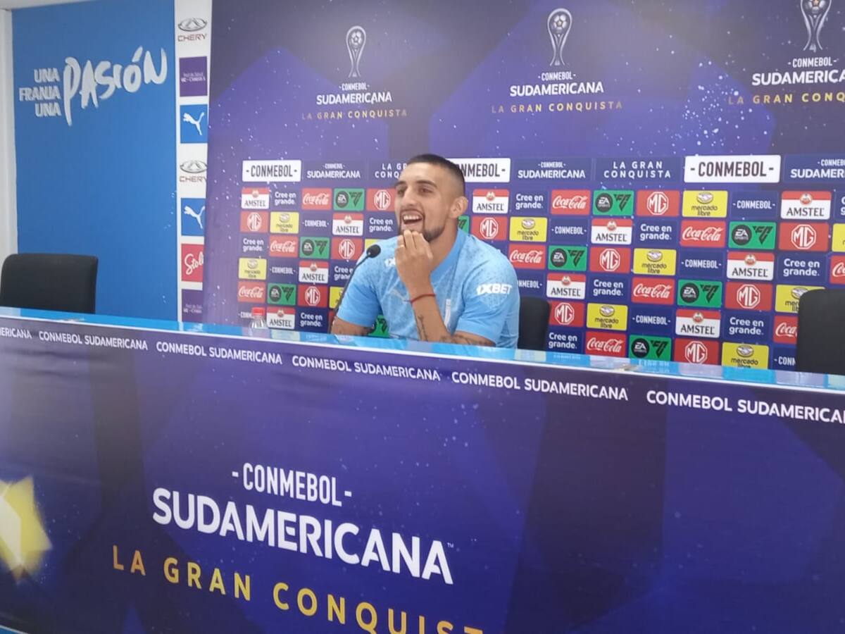 Branco Ampuero palpita el debut cruzado en Copa Sudamericana: “Nosotros pensamos solamente en clasificar”