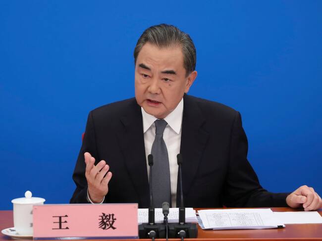 El ministro de relaciones exteriores chino Wang Yi